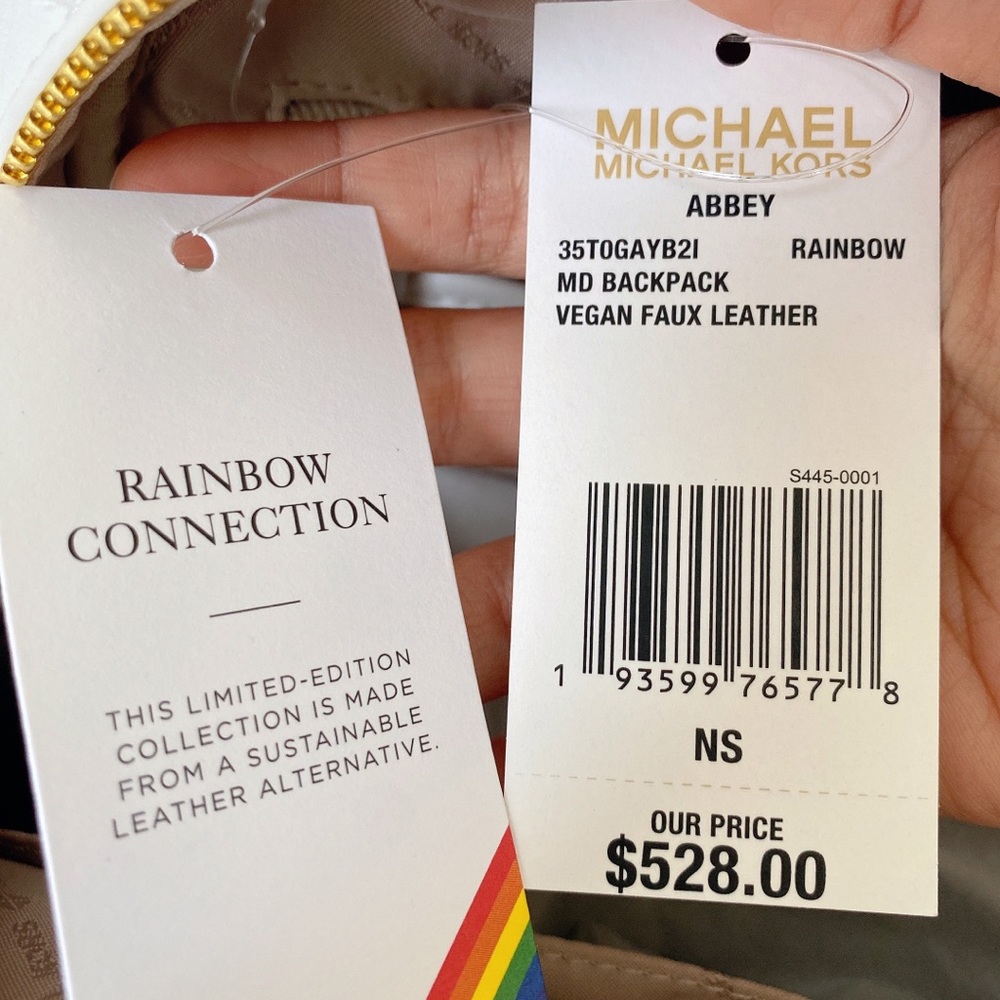 Michael Kors Abbey MD Backpack Rainbow - Picture 7 of 8